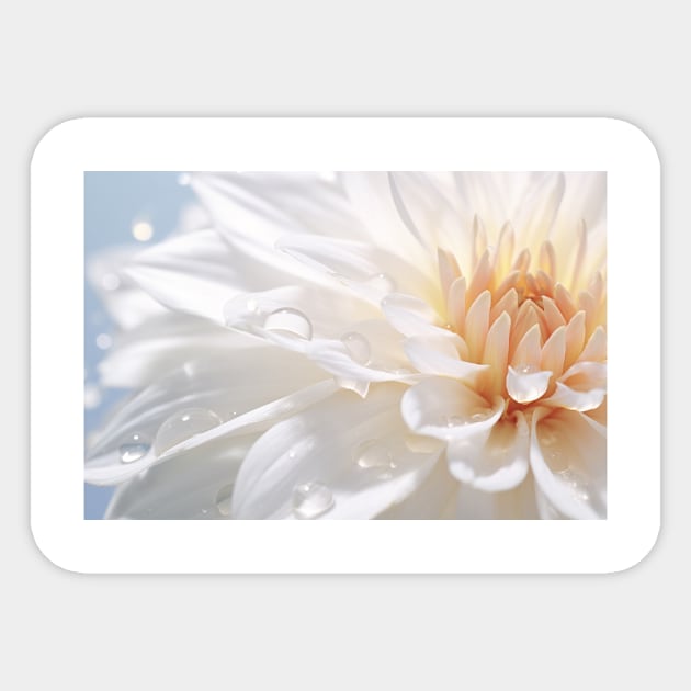 Chrysanthemum Flower Petal Nature Serene Sticker by Cubebox